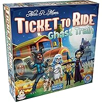 Ticket to Ride Ghost Train Board Game - Train Themed Family Strategy Game for Ages 6+, 2-4 Players, 15-30 Min Playtime by Days of Wonder