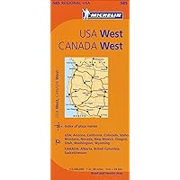 Michelin USA: West, Canada: West Map 585 (Maps/Regional (Michelin))