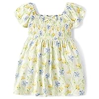 The Children's Place Baby Girls' and Toddler Short Sleeve Dressy Special Occasion Dresses