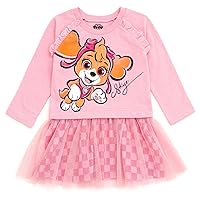 Paw Patrol Skye Girls French Terry Dress Toddler to Little Kid