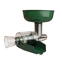 LEM Products BigBite Juicer Attachment for Meat Grinders, Juices Fruits and More, Stainless Steel and Plastic, Green and Silver