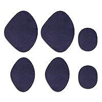 3 Pairs Shoe Repair Patches for Holes, Self-Adhesive Shoe Heel and Toe Box Hole Prevention Insert, Shoe Heel Repair Kit for Sneakers, Leather Shoes, Casual Shoes