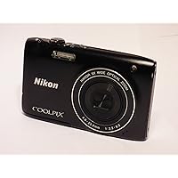Nikon COOLPIX S3100 14 MP Digital Camera with 5x NIKKOR Wide-Angle Optical Zoom Lens and 2.7-Inch LCD - Black