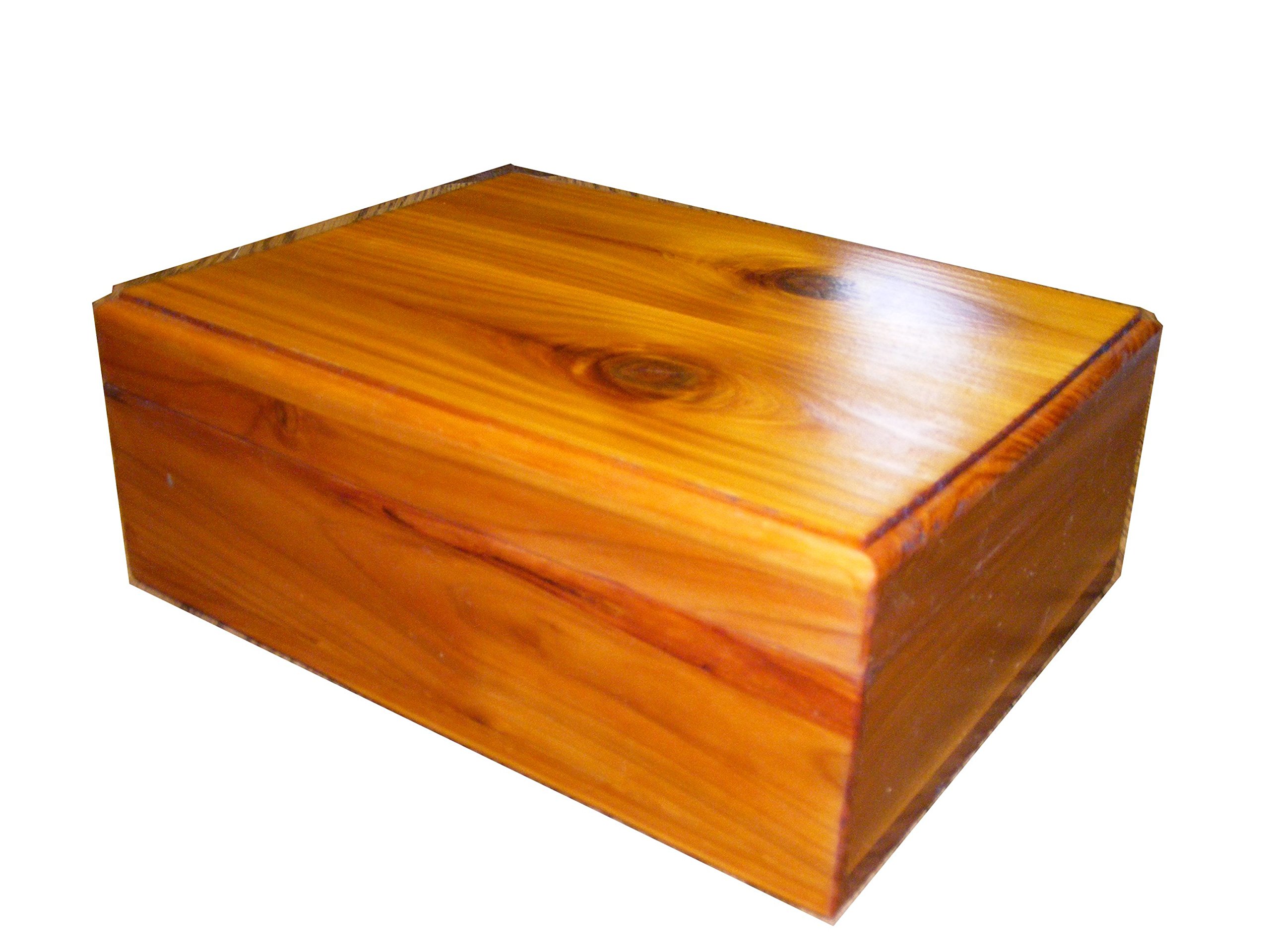 Cedar Keepsake Memory and Treasure Box or Storage Box - Size 10.75 x 8.5 x 4 Inches with French Rubbed Finish