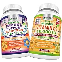 FRESH HEALTHCARE Immune Multvitamin and Vitamin D3 - Bundle