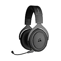 Corsair HS70 Bluetooth - Wired Gaming Headset with Bluetooth - Works with PC, Mac, Xbox Series X, Xbox Series S, Xbox One, PS5, PS4, Nintendo Switch, iOS and Android - Carbon/Black (Renewed)