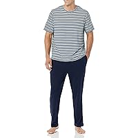 Amazon Essentials Men's Cotton Modal Pajama Set