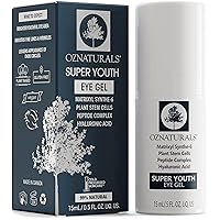 OZNATURALS Anti Aging Eye Gel With Hyaluronic Acid - Dark Circles Under Eye Treatment for Women - Best Eye Cream Products For Puffy Eyes & Wrinkles