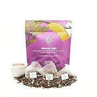 Organic Morning Mojo Black Tea with Vanilla and Citrus for Energy | Breakfast Blend of Pu'erh Tea, Black Tea, Orange Peel and Vanilla Flavor | 15 Tea Bags