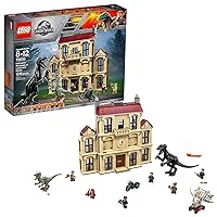 LEGO Jurassic World Indoraptor Rampage at Lockwood Estate 75930, Building Kit Set (1019 Piece)