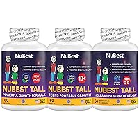NuBest Bundle of Trio Height Growth Tall for Children (5 Tall 10+ for Children (10 Tall Kids for Kids Ages 2 to 9 - Support Height Growth & Healthy Height Growth, Grow Stronger