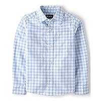 The Children's Place girls Long Sleeve Button Down Shirts