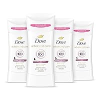 Dove Advanced Care Antiperspirant Deodorant Stick Clear Finish 4 Count deodorant that doesn’t stain clothes 72-hour odor control and all-day sweat protection with Pro-Ceramide Technology 2.6 oz