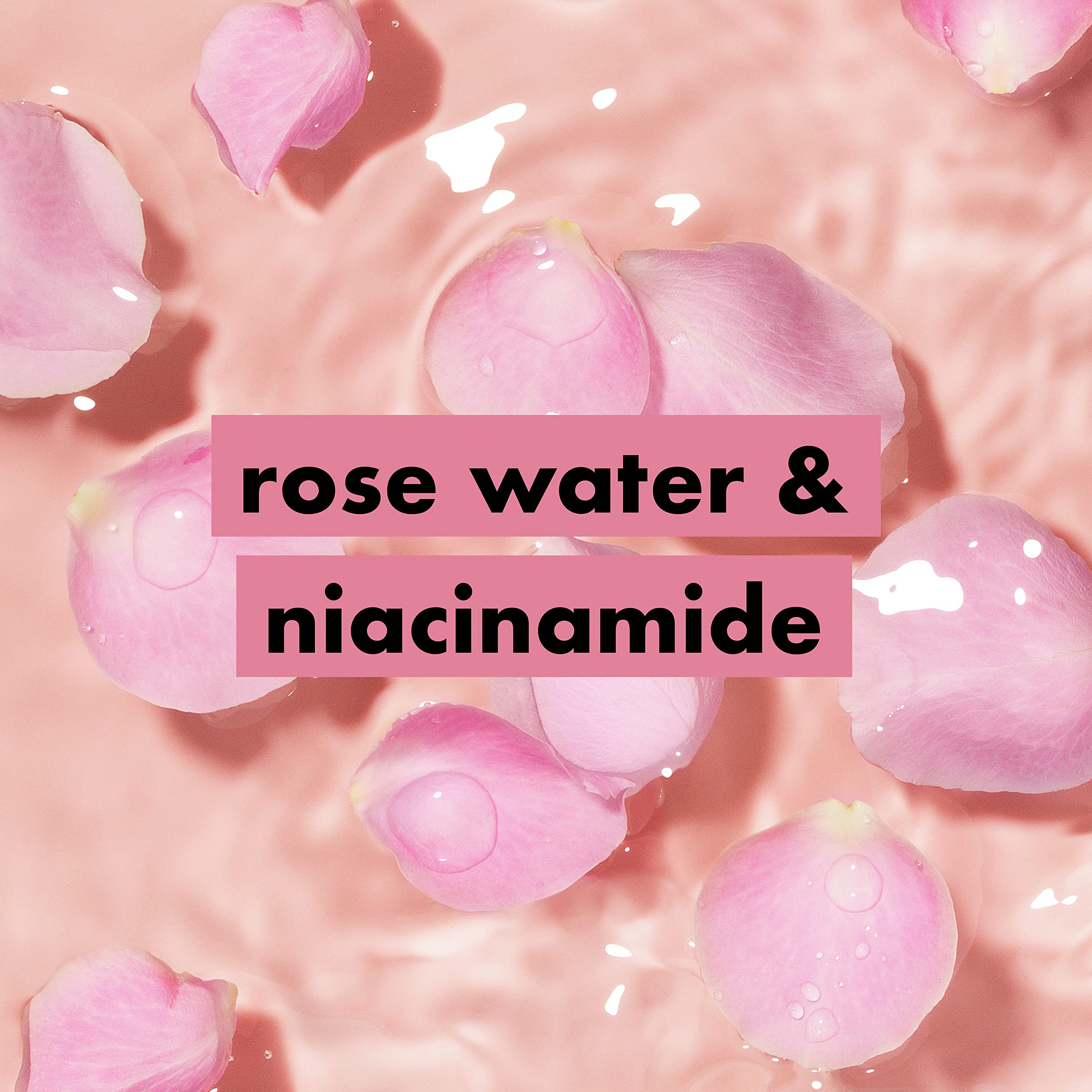 Love Beauty And Planet Plant-Based Body Wash Nourish and Illuminate Skin Rose Water and Niacinamide Made with Plant-Based Cleansers and Skin Care Ingredients 32.3 fl oz