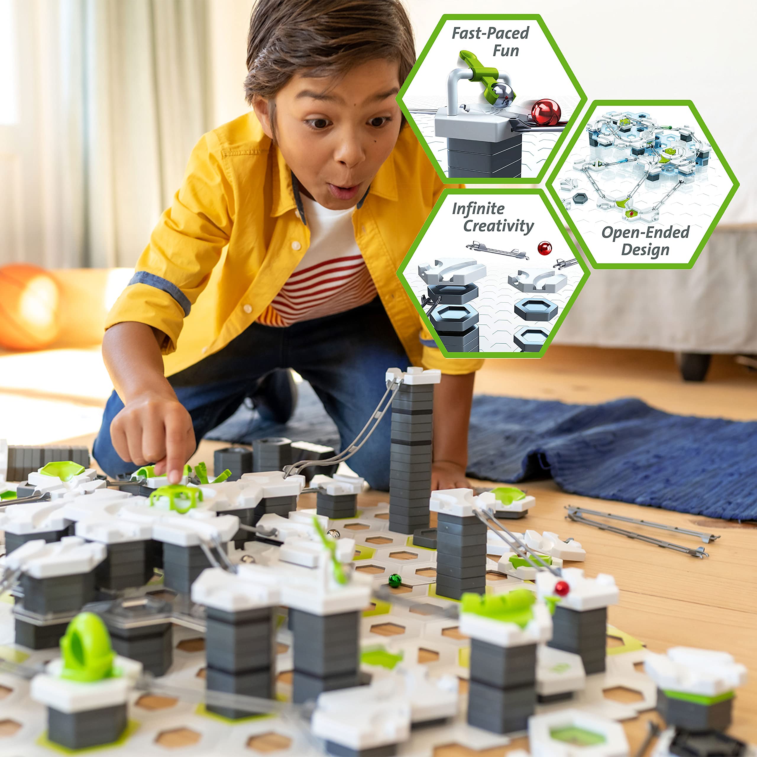 Ravensburger GraviTrax PRO Mixer Accessory - Marble Run and STEM Toy for Boys and Girls Age 8 and Up - Accessory for 2019 Toy of The Year Finalist GraviTrax, Black