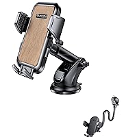 GUANDA TECHNOLOGIES CO., LTD. Car Phone Holder Mount, Upgraded Car Mount Phone Holder Dashboard Windshield Desk ，Phone Holder with Strong Sticky Silicon Gel