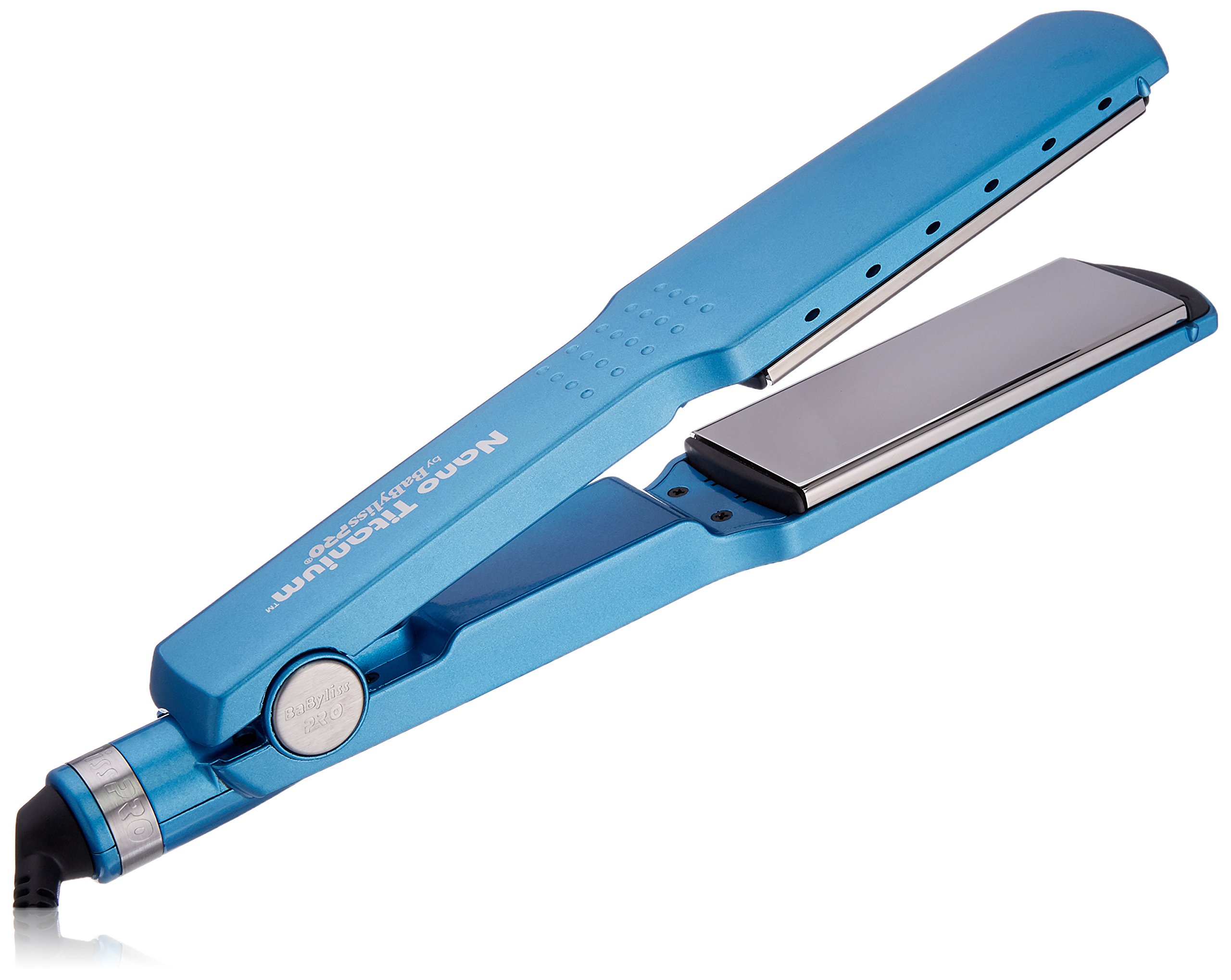 BaBylissPRO Nano Titanium Ionic Hair Straighteners resulting in smooth, shiny, frizz free hair