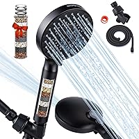 Filtered Shower Head, 9 Modes High Pressure Shower Head with Handheld Remove Chlorine & Hard Water, Showerhead Built-in Spray to Clean Bathroom, with 71