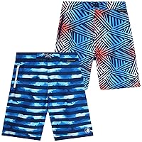 Body Glove Boys' Board Shorts – 2 Pack UPF 50+ Quick Dry Bathing Suit Swim Trunk (Size: 8-18)
