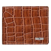 Leather Wallet For Men Cognac RFID Protected VE-02