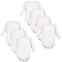 Luvable Friends Unisex Baby Cotton Long-Sleeve Bodysuits
