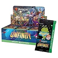 Magic The Gathering Unfinity Bundle – Includes 1 Draft Booster Box + 1 Collector Booster Pack