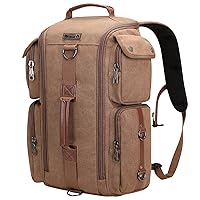 WITZMAN Travel Backpack for Men and Women Carry On Canvas Backpack Duffel Bag for Airplanes Fit 17 Inch Laptop …