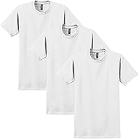 Gildan Adult Ultra Cotton T-Shirt, Style G2000, Multipack, White (3-Pack), 2X-Large