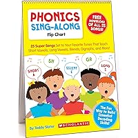 Phonics Sing-Along Flip Chart & CD: 25 Super Songs Set to Your Favorite Tunes That Teach Short Vowels, Long Vowels, Blends, Digraphs, and More! Phonics Sing-Along Flip Chart & CD: 25 Super Songs Set to Your Favorite Tunes That Teach Short Vowels, Long Vowels, Blends, Digraphs, and More! Spiral-bound