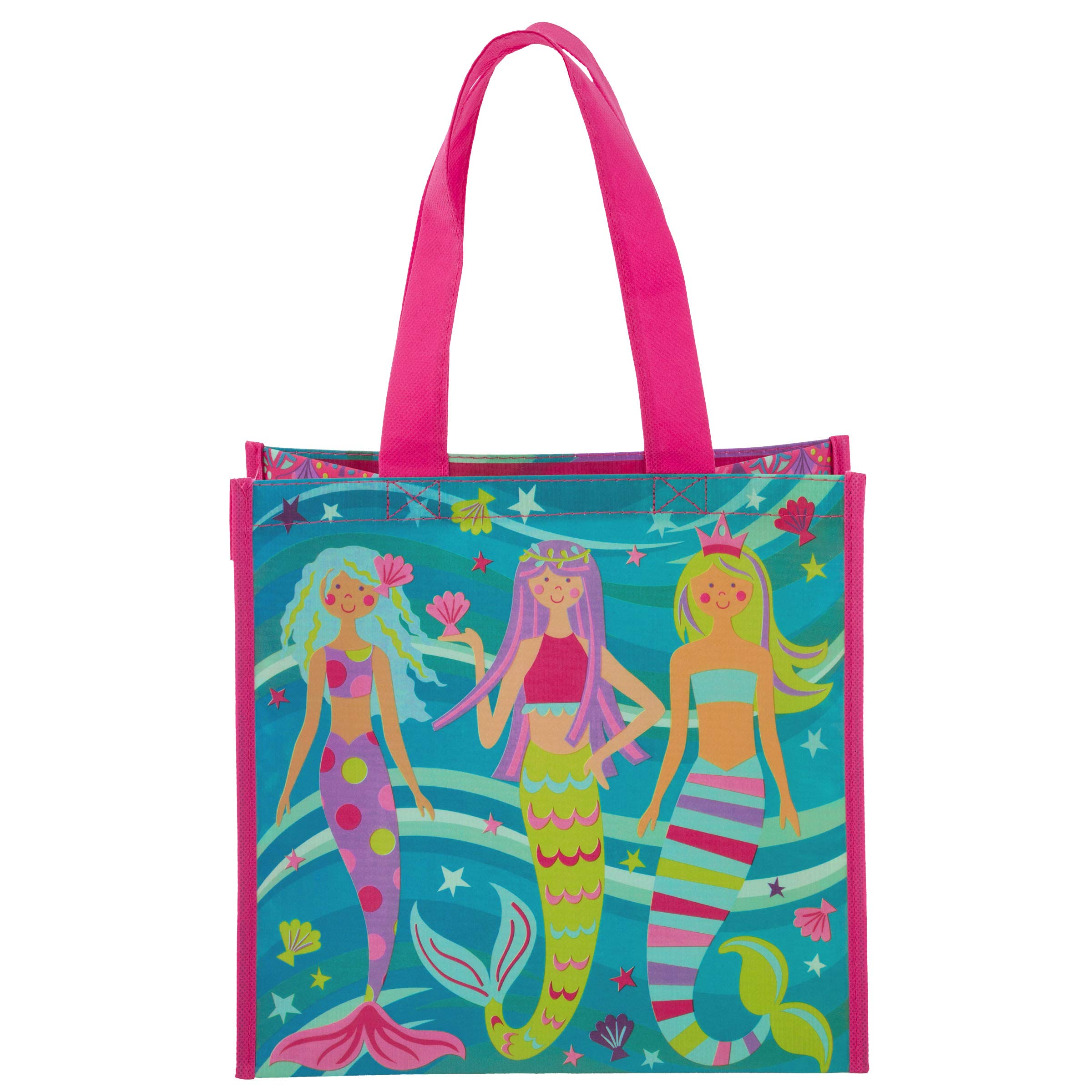 Stephen Joseph unisex child Stephen Joseph Gifts Medium Recycled Gift Bag, MERMAID, Medium US