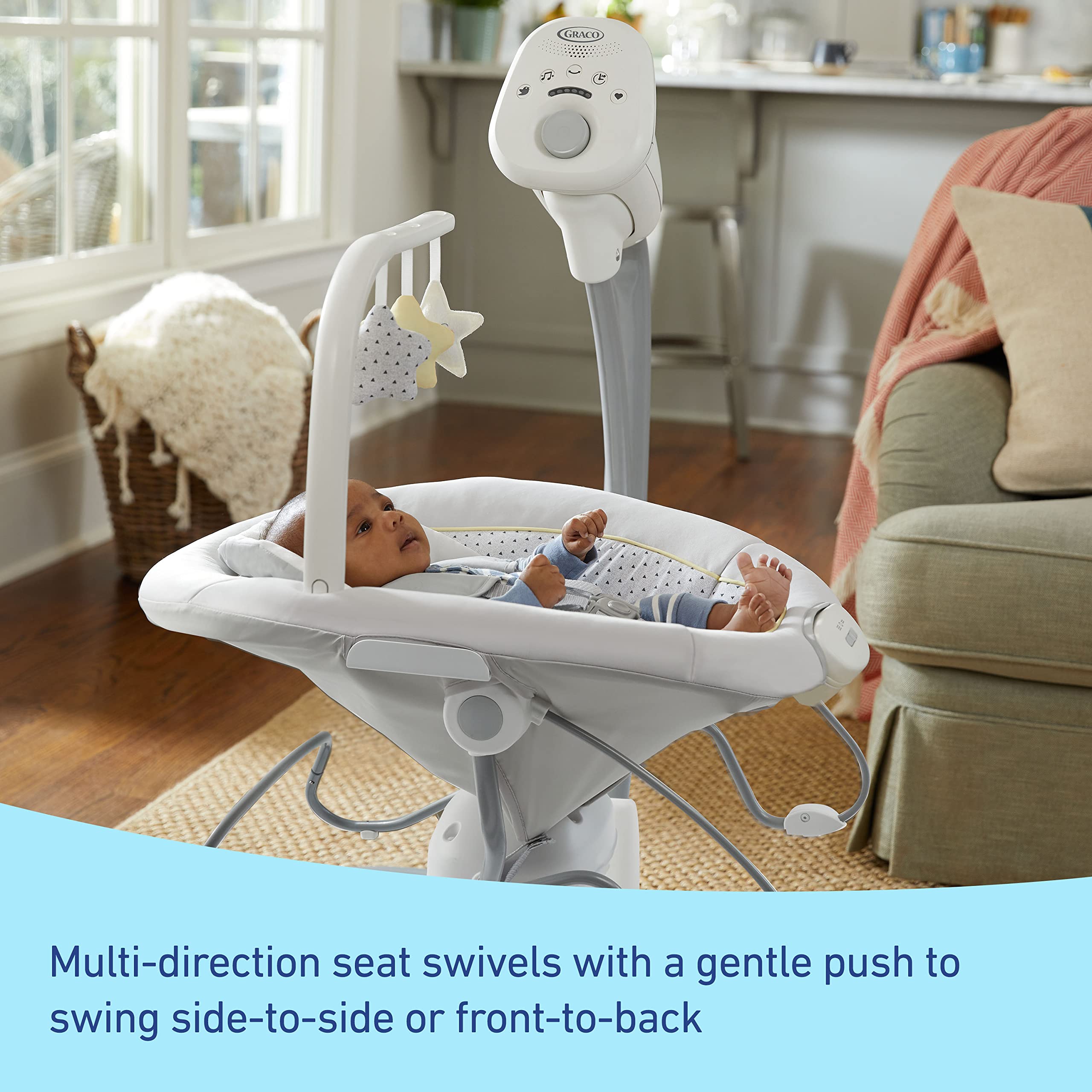 Graco® Sway2Me™ Swing with Portable Bouncer, Watson