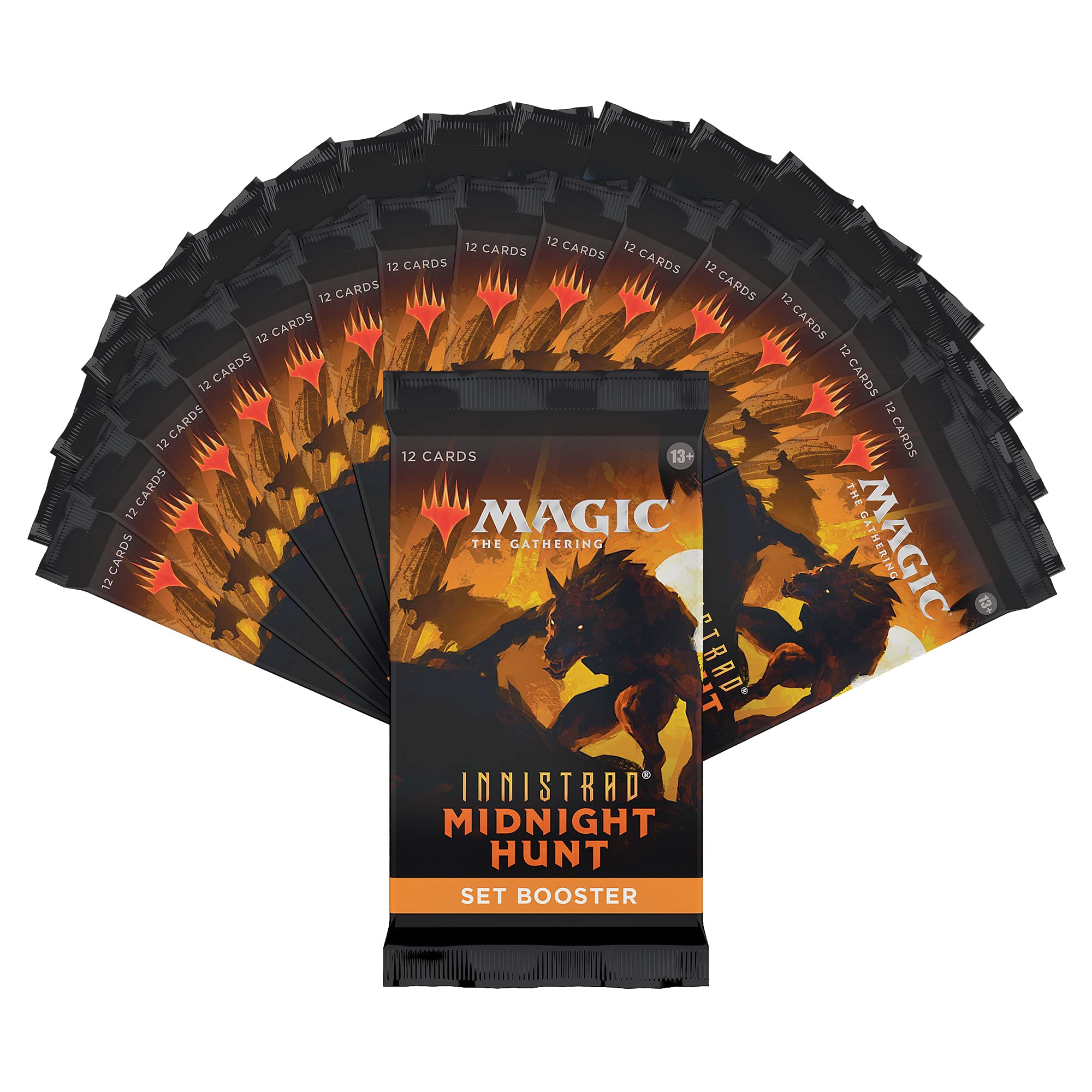 Magic The Gathering Innistrad: Midnight Hunt Set Booster Box | 12 Count (Pack of 30)