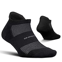 Feetures High Performance Max Cushion Ankle Sock - No Show Socks for Women & Men with Heel Tab - (1 Pair)