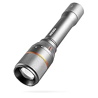 Davinci 3500 | Rechargeable 3500 Lumen Handheld Flashlight with Power Bank , Black