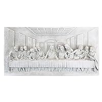 Design Toscano The Last Supper Religious Wall Frieze Sculpture, 23 Inches Wide, 12 Inches Tall, Handcast Polyresin, Antique Stone Finish