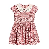 HOMAGIC2WE Toddler Girls Dress Kids Short Sleeve Casual Cotton Basic Tunic Shirt Playwear Dresses