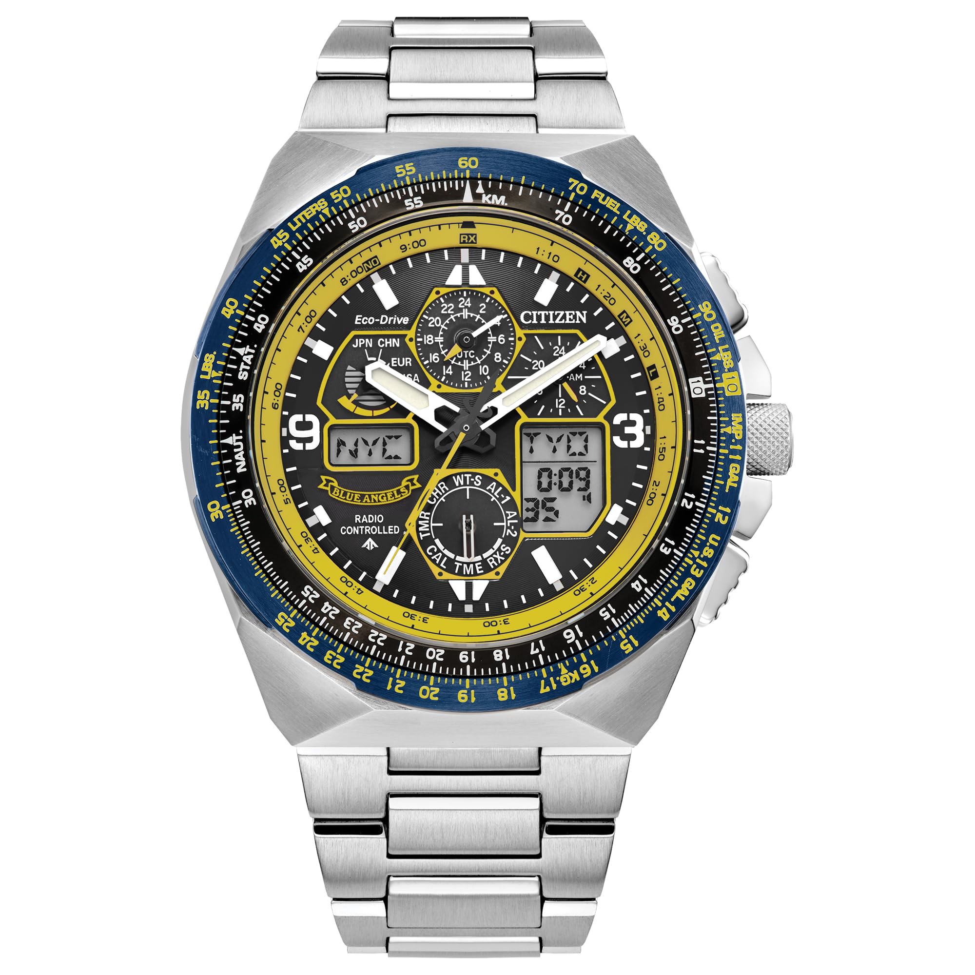 Citizen Eco-Drive Promaster Skyhawk A-T Stainless Steel Bracelet Watch - 46mm - JY8125-54L