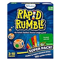 Skillmatics Board Game - Rapid Rumble Super Pack, Family & Party Edition with 140 Extra Cards, Educational Toys, Gifts for Kids, Teens & Adults