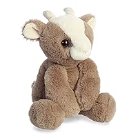 Aurora® Adorable Flopsie™ Gemini Goat™ Stuffed Animal - Playful Ease - Timeless Companions - Gray 12 Inches