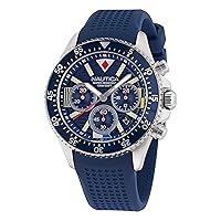 Nautica Men's NAPWPS302 Westport Blue Silicone Strap Watch