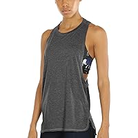 icyzone Women's Racerback High Neck Workout Athletic Yoga Muscle Tank Tops