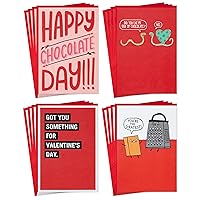Hallmark Shoebox Funny Valentine's Day Card Assortment (16 Cards with Envelopes)