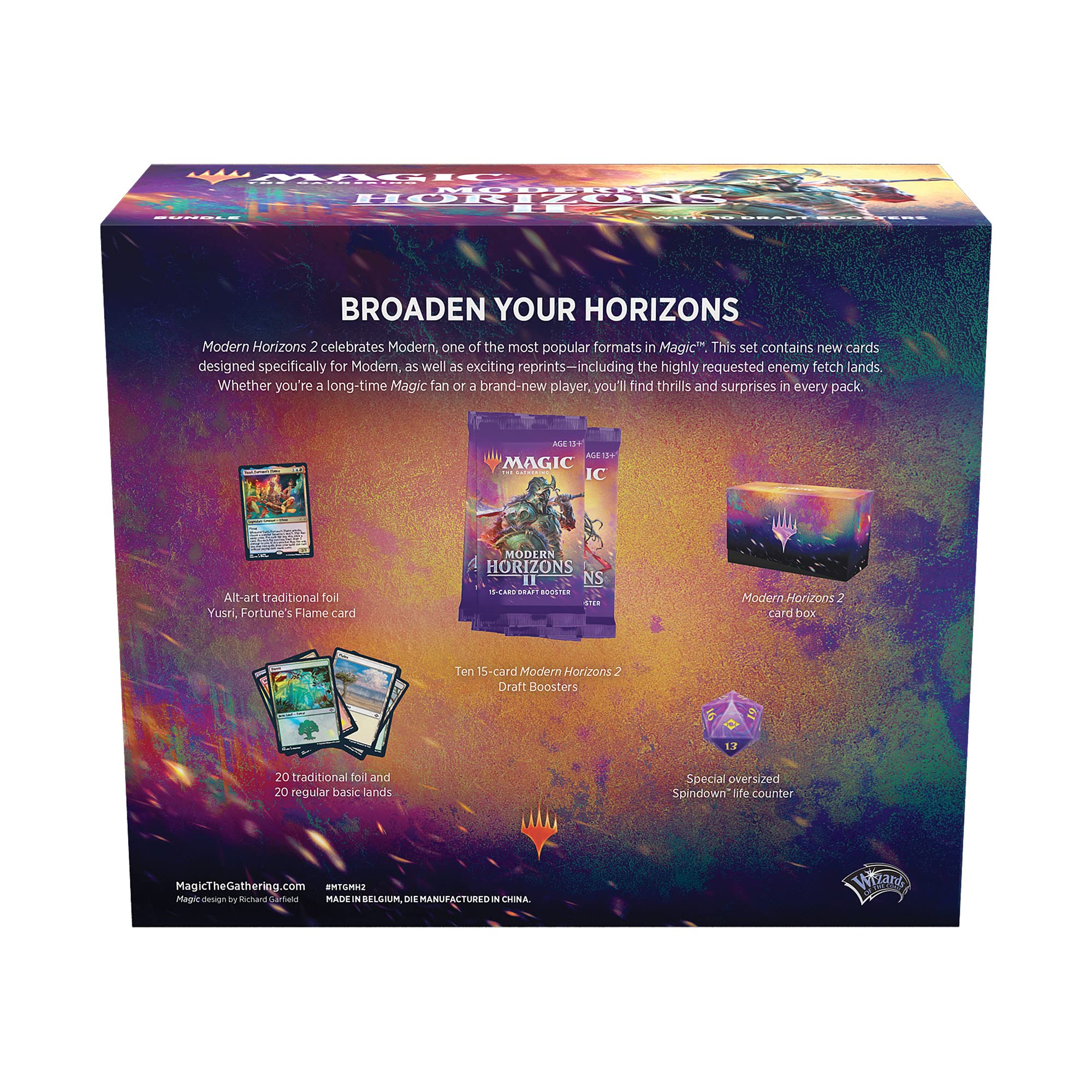 Magic The Gathering Modern Horizons 2 Bundle | 10 Draft Boosters (150 Magic Cards) + Accessories