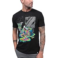 INTO THE AM Graphic Tees for Men S - 4XL Premium Short Sleeve Colorful T-Shirts Trippy Astronaut Designs