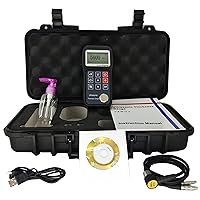 Ultrasonic Thickness Gauge Meter Tester with Measuring Range 0.75mm to 300.0mm/0.03inch 11.8inch USB Interface for Metal Steel Aluminum Copper