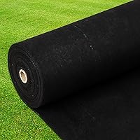 Woven Landscape Fabric 5.8oz, CusinAids 4 x 100FT Weed Fabric Barrier, Double Layer, Garden Fabric Weed Barrier, Weed Control Fabric Ground Cover, Gardening Mat for Garden Beds, Landscaping
