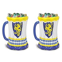Beistle Inflatable Oktoberfest Beer Stein Mug Cooler – Drink Cooler, Drink Containers for Parties, Beverage Cooler: Oktoberfest
