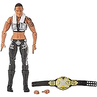 Mattel WWE Shayna Baszler Fan TakeOver 6-in Elite Action Figure with Fan-voted Gear & Accessories, 6-in Posable Collectible Gift for WWE Fans Ages 8 Years Old & Up