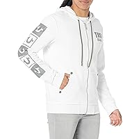 True Religion Men's Edgy Logo Zip Up Hoodie