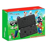 Nintendo New Nintendo 3DS Super Mario Black Edition - Nintendo 3DS (Renewed)